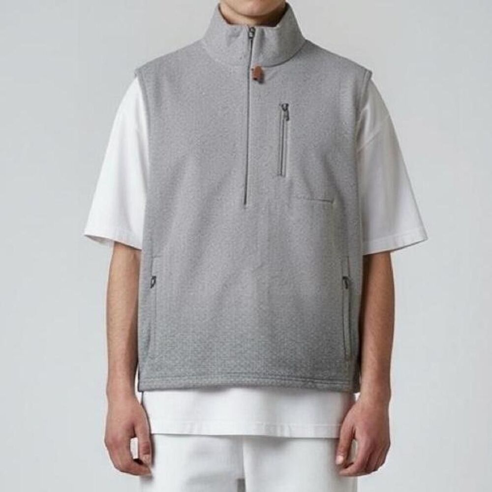 Polo-ralph-lauren Men's Grey and White Gilet